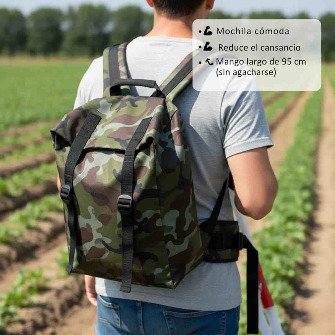 Distribuidor de Fertilizante con Mochila – Precisión y Comodidad + Obsequio