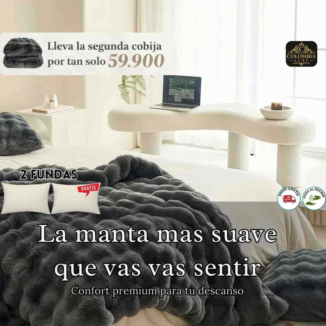 Cobija Piel de Conejo – Suavidad Premium y Calor Total + Obsequios