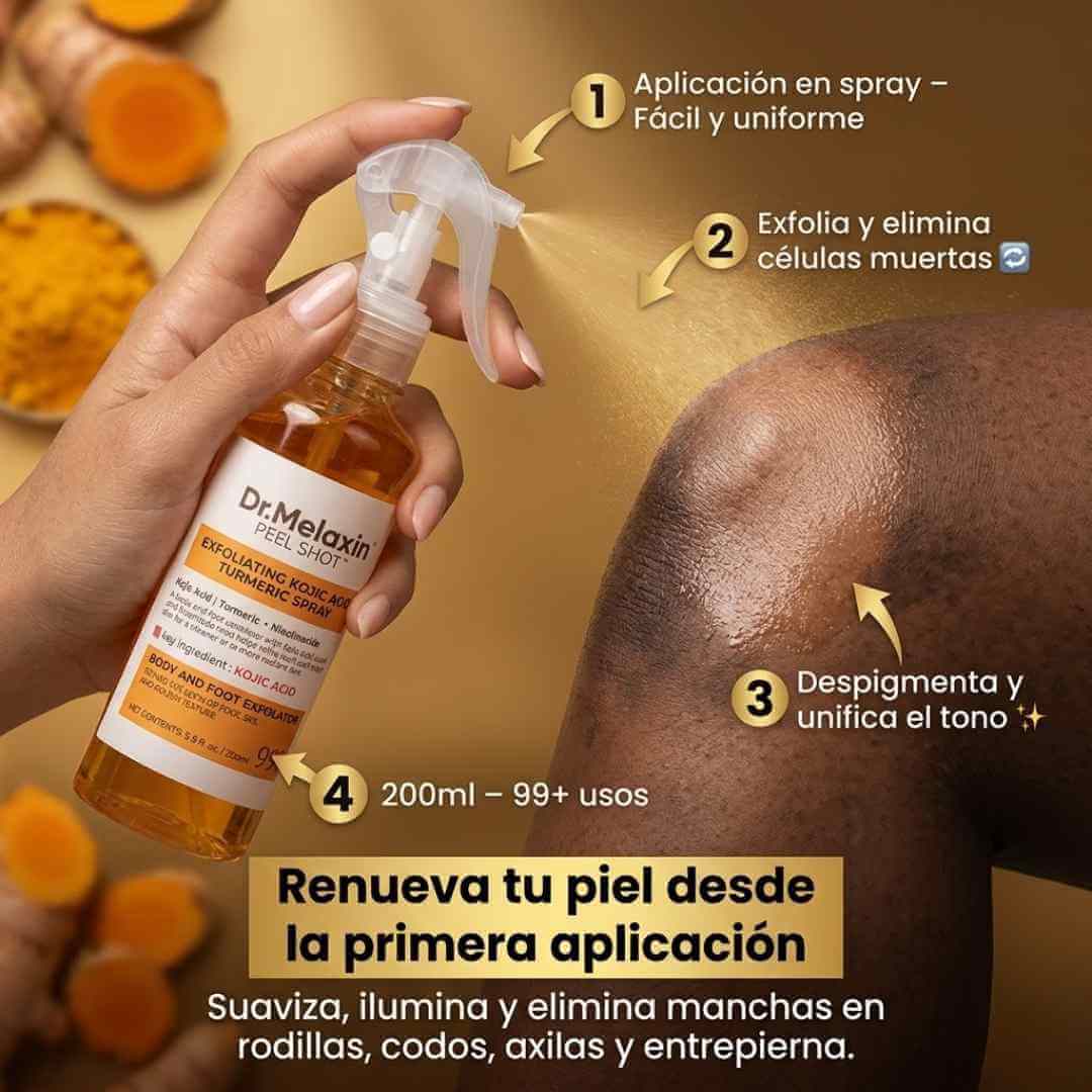 Dr. Melaxin Peel Shot — aclara manchas, unifica el tono y renueva tu piel desde la primera aplicación + OBSEQUIO