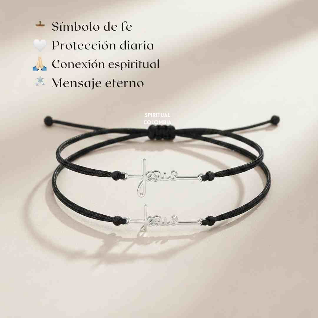 2 Pulseras de Jesús – Fe, Amor y Propósito + Obsequios