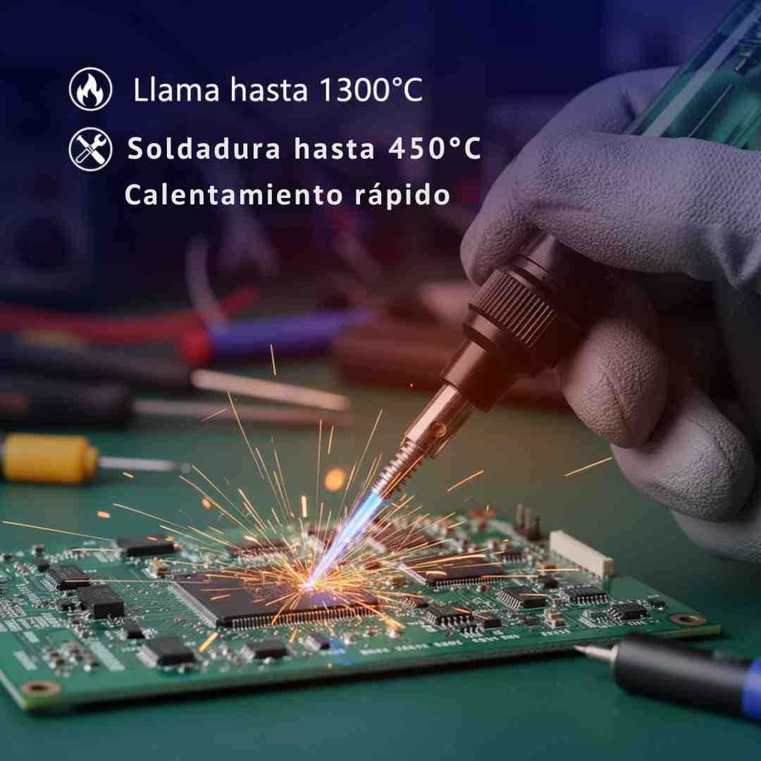 Soldador de Gas Butano – Portátil, Potente y Preciso + Obsequio