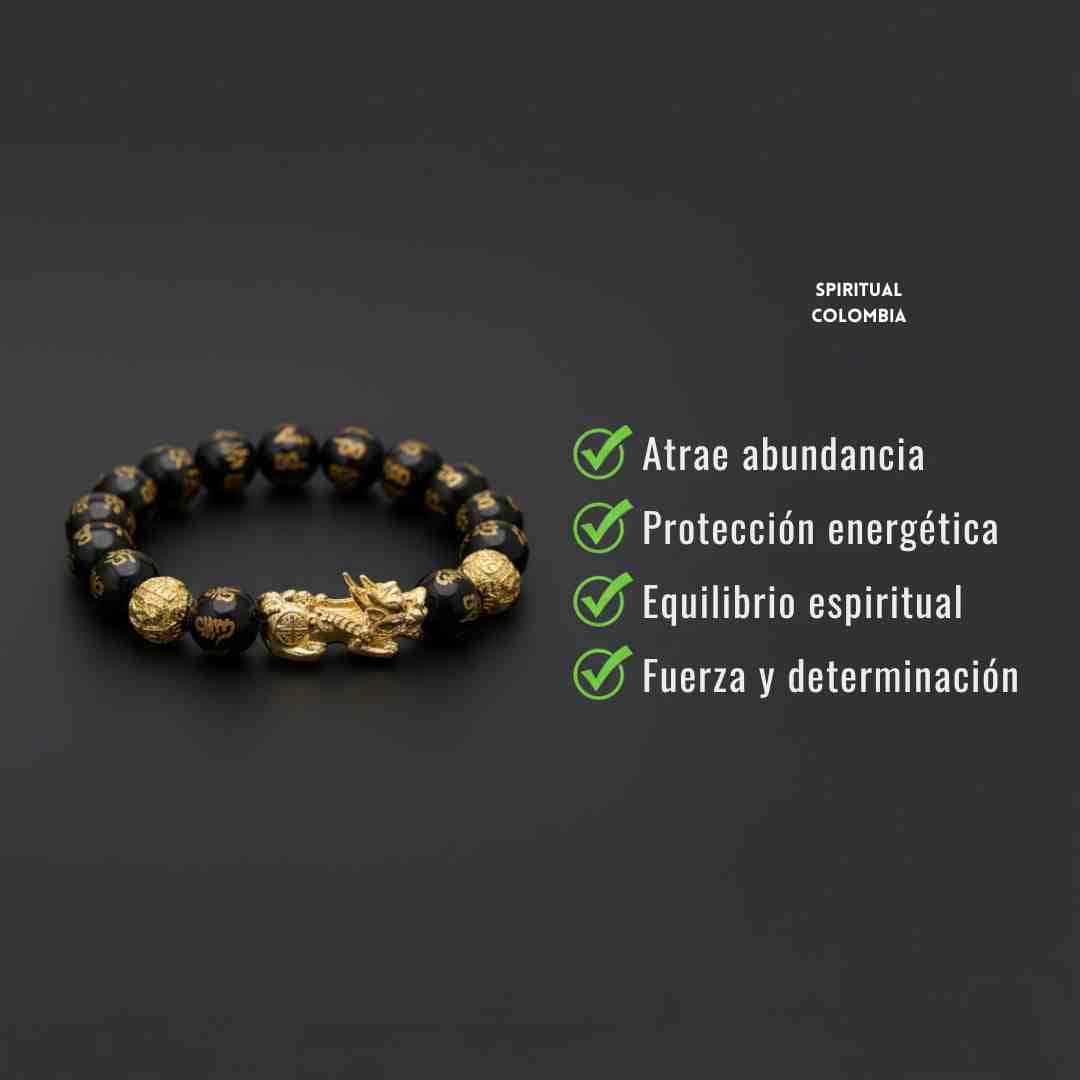 Pulsera Dragón de Protección – Fuerza y Energía Positiva + Obsequio