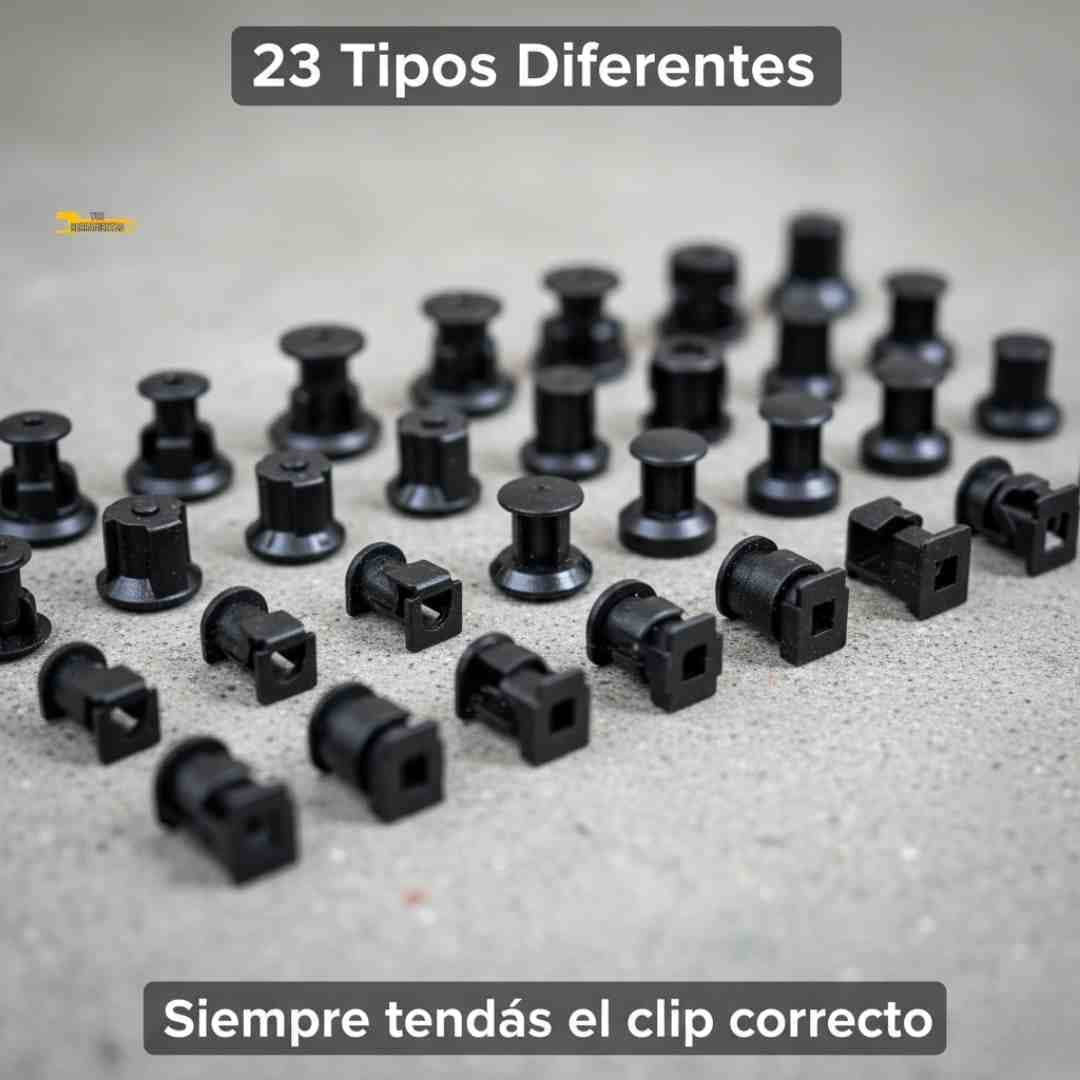 KIT UNIVERSAL DE CLIPS Y GRAPAS AUTOMOTRICES – 725 PIEZAS + HERRAMIENTAS + Obsequios