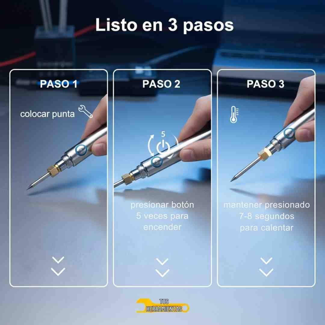 Soldador Inalámbrico USB – Soluciona Reparaciones en Minutos (Sin Cables) + Obsequios
