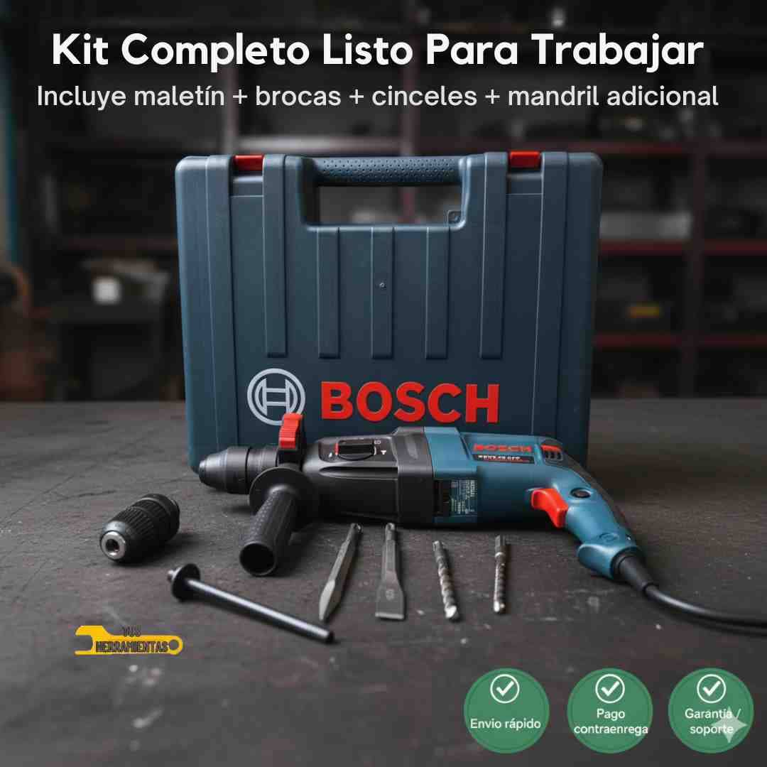 Rotomartillo Bosch GBH 2-28 – Doble Mandril Profesional (SDS + Normal)