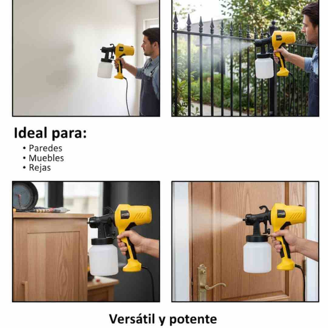Electric Paint Sprayer Elite: Pinta como un Profesional en la Mitad del Tiempo + Obsequio
