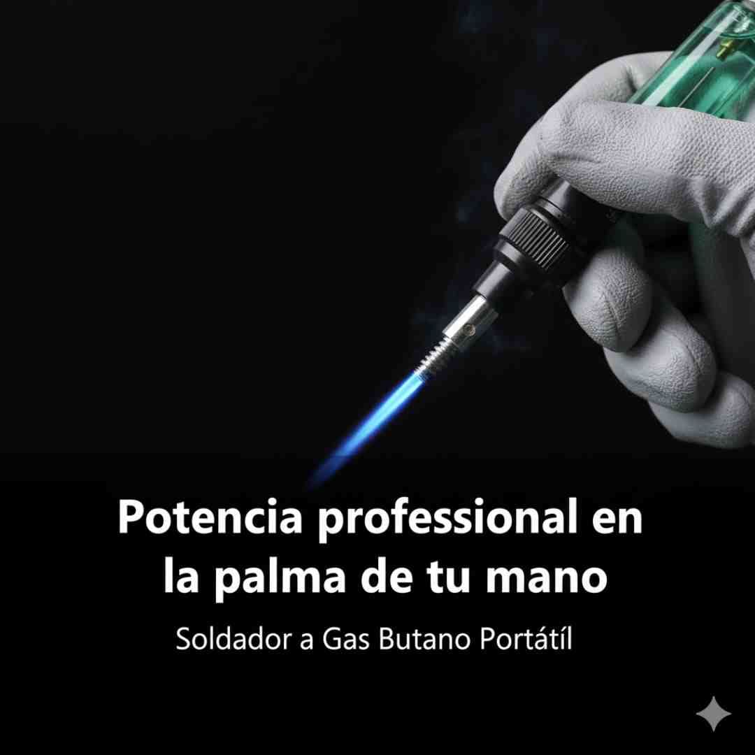 Soldador de Gas Butano – Portátil, Potente y Preciso + Obsequio