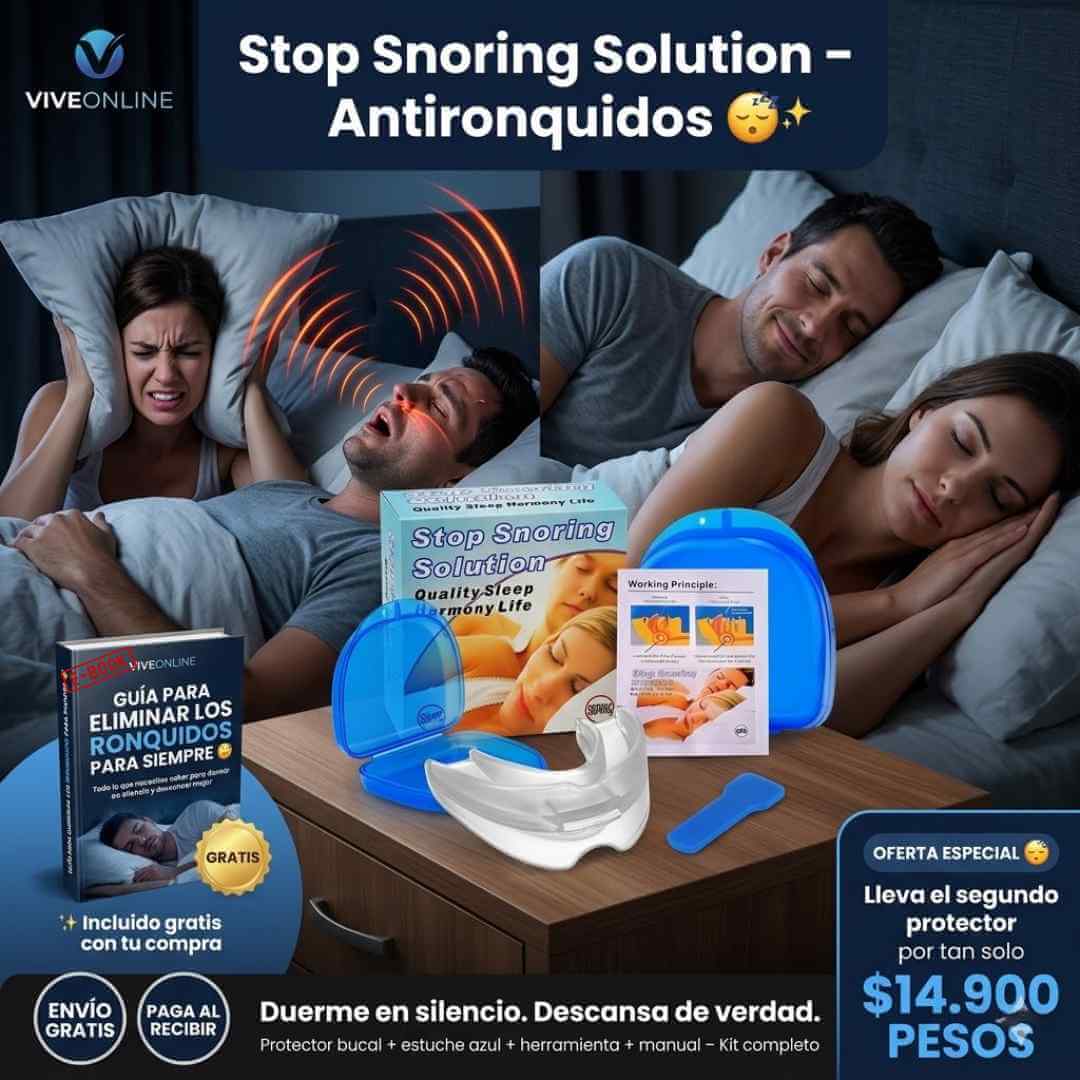 MasterSleep™: Duerme en Silencio y Despierta como Nuevo + OBSEQUIO